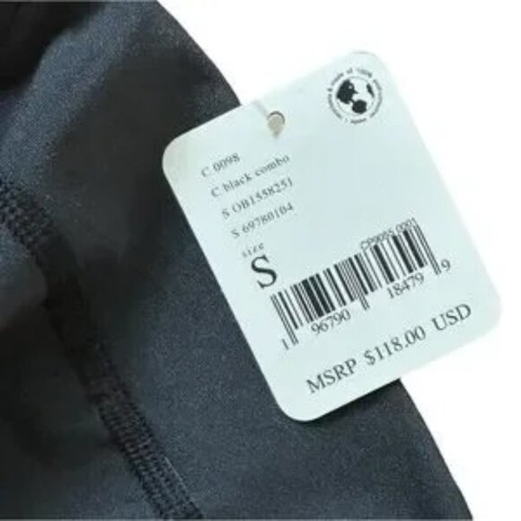 NWT Free People FP Movement You Glow Girl Leggings Black Size S Retail $118 - Picture 7 of 7